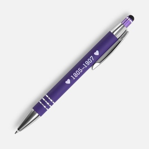Ручка шариковая Sansen Soft Touch со стилусом, фиолетовая G-19661.70 фото 10