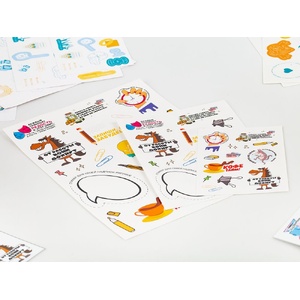 Наклейки бумажные Sticker Pack на заказ, L G-19939.03 фото 5