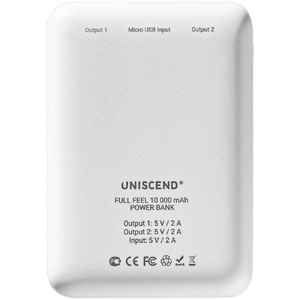 Внешний аккумулятор Uniscend Full Feel 10000 мАч с индикатором, белый G-19994.60 фото 6