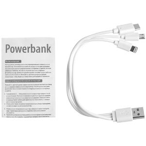 Внешний аккумулятор Uniscend Full Feel 10000 мАч с индикатором, белый G-19994.60 фото 9