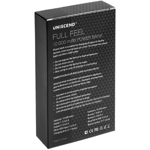 Внешний аккумулятор Uniscend Full Feel 10000 мАч с индикатором, белый G-19994.60 фото 13