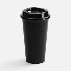 Стакан с крышкой Color Cap, ver.2, черный G-20472.30 фото 3