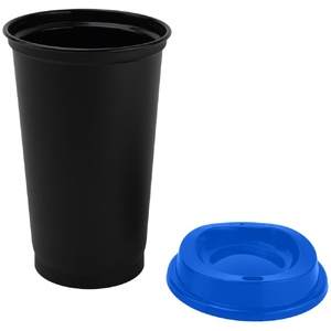 Стакан с крышкой Color Cap Black, черный с синим G-20996.40 фото 4