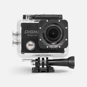 Экшн-камера Digma DiCam 320, черная G-21226.30 фото 13