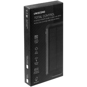 Аккумулятор защищенный Total Control 10000 мАч, черный с серым G-22011.10 фото 11