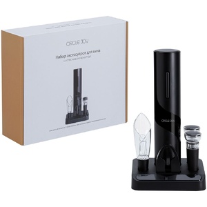Винный набор Circle Joy Electric Wine Bottle Opener, черный G-22198.30 фото 4