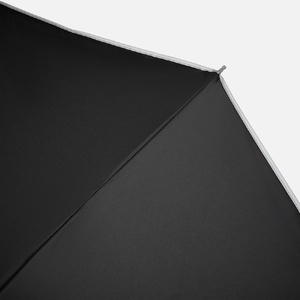 Зонт обратного сложения с ручкой-карабином Foldberry, черный G-22324.30 фото 10