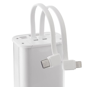 Аккумулятор с быстрой зарядкой Trellis Geek 10000 мАч, белый G-23108.60 фото 8