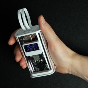 Аккумулятор с быстрой зарядкой Trellis Geek 10000 мАч, белый G-23108.60 фото 13