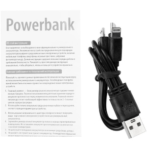 Внешний аккумулятор Uniscend Full Feel Type-C, 10000 мАч, черный G-23993.30 фото 9