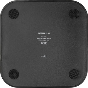 Беспроводное зарядное устройство Interra Plus, черное G-24304.30 фото 9