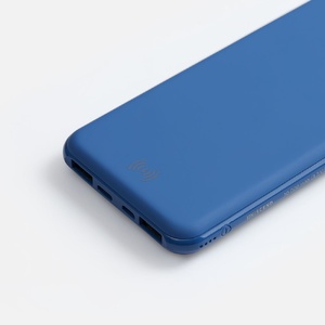 Аккумулятор с беспроводной зарядкой All Day Wireless 10000 мАч, синий G-27678.40 фото 7