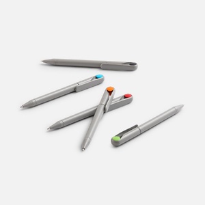 Ручка шариковая Prodir DS1 TMM Dot, серая с ярко-зеленым G-3425.19 фото 9