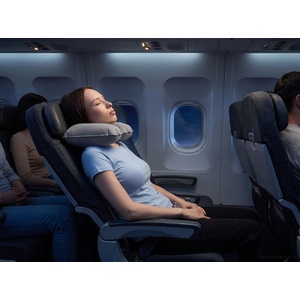Надувная подушка под шею в чехле Sleep, темно-серая G-5125.11 фото 7
