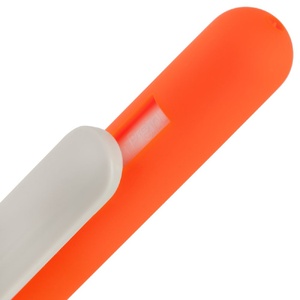 Ручка шариковая Swiper Soft Touch, неоново-оранжевая с белым G-6969.62 фото 5