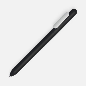 Ручка шариковая Swiper Soft Touch, черная с белым G-6969.63 фото 3