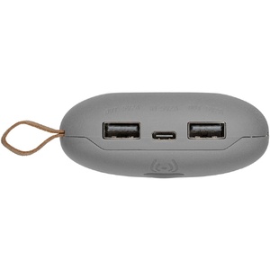 Аккумулятор с беспроводной зарядкой Pebble Wireless 9000 мАч, серый G-7042.10 фото 6