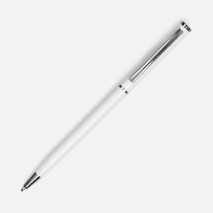 Ручка шариковая Hotel Chrome, ver.2, глянцевая белая G-7078.60 фото 4