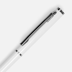 Ручка шариковая Hotel Chrome, ver.2, глянцевая белая G-7078.60 фото 5