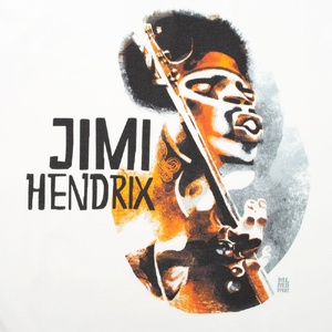 Футболка «Меламед. Jimi Hendrix», белая, размер XXL G-70907.605 фото 5