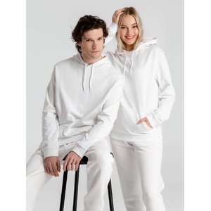 Толстовка с капюшоном унисекс Hoodie, белая, размер S G-WU03W0011S фото 17