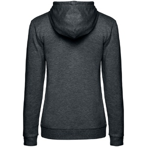 Толстовка с капюшоном женская Hoodie, серый меланж (антрацит), размер L G-WW04W6251L фото 4