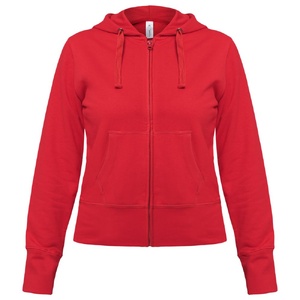 Толстовка женская Hooded Full Zip красная, размер L G-WW6420041L фото 3