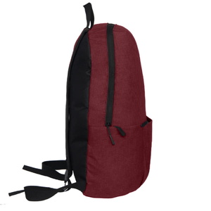 Лёгкий меланжевый рюкзак BASIC красный HG-16107/13 фото 4