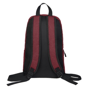 Лёгкий меланжевый рюкзак BASIC красный HG-16107/13 фото 6