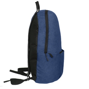 Лёгкий меланжевый рюкзак BASIC синий HG-16107/24 фото 4