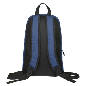Лёгкий меланжевый рюкзак BASIC синий HG-16107/24 фото 6