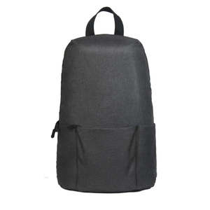 Лёгкий меланжевый рюкзак BASIC серый меланж HG-16107/30 фото 5