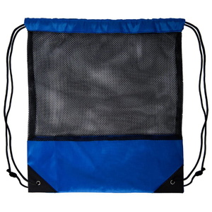 Рюкзак мешок с укреплёнными уголками Mesh, синий, 35*41 см, полиэстер 210D HG-16811/24 фото 3