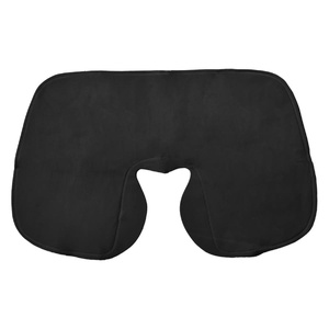 Подушка надувная дорожная в футляре; черный; 43,5 х 27,5 см; твил HG-18604/35 фото 3