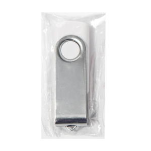 USB flash-карта DOT (8Гб), белый, 5,8х2х1,1см,пластик металл белый, серебристый HG-19328_8Gb/01 фото 5
