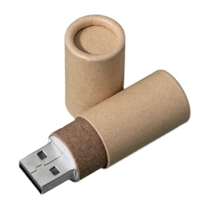 USB flash-карта TUBE (8Гб), натуральная, 6,0х1,7х1,7 см, картон HG-19334_8Gb фото 3