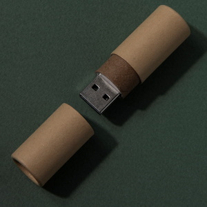 USB flash-карта TUBE (8Гб), натуральная, 6,0х1,7х1,7 см, картон HG-19334_8Gb фото 5