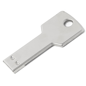 USB flash-карта KEY (8Гб), серебристая, 5,7х2,4х0,3 см, металл HG-19336_8Gb/47 фото 3