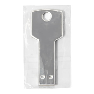 USB flash-карта KEY (8Гб), серебристая, 5,7х2,4х0,3 см, металл HG-19336_8Gb/47 фото 4