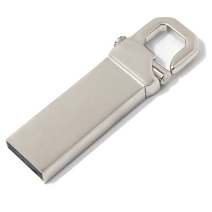USB flash-карта CARABINE (8Гб) серебристый HG-19337_8Gb/47 фото 3