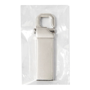 USB flash-карта CARABINE (8Гб) серебристый HG-19337_8Gb/47 фото 4