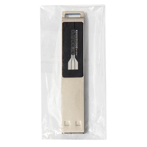 USB flash-карта LED с белой подсветкой (32Гб), серебристая, 6,6х1,2х0,45 см, металл HG-19341_32Gb фото 5