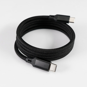 Кабель COIL магнитный для зарядки и передачи данных, 100Вт, 480Мб/с, нейлоновая оплетка, черный HG-19345/35 фото 3