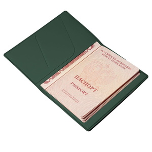 Обложка для паспорта Simply, 13.5 х 19.5 см, зеленая, PU HG-19726/15 фото 4