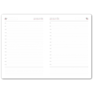 Ежедневник недатированный CAMPBELL, формат А5, в линейку бордовый HG-24605/13 фото 8