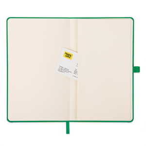 Ежедневник недатированный HAMILTON, A5, ярко-зеленый, кремовый блок HG-24614/18 фото 3