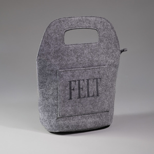 Термосумка "FELTY", 34 x 22 x 15 см, фетр серый меланж HG-2462/29 фото 6