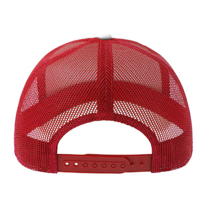 Бейсболка RAPPER COTTON-S, 5 клиньев, пластиковая застёжка белый, красный HG-254179-S.108 фото 3