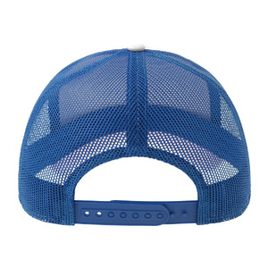 Бейсболка RAPPER COTTON-S, 5 клиньев, пластиковая застёжка белый, ярко-синий HG-254179-S.124 фото 3