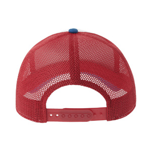 Бейсболка RAPPER COTTON-S, 5 клиньев, пластиковая застёжка белый, красный, синий HG-254179-S.1829 фото 3